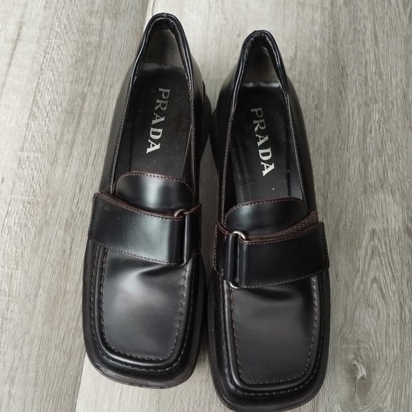Prada Platform Loafers - Picture 9 of 17